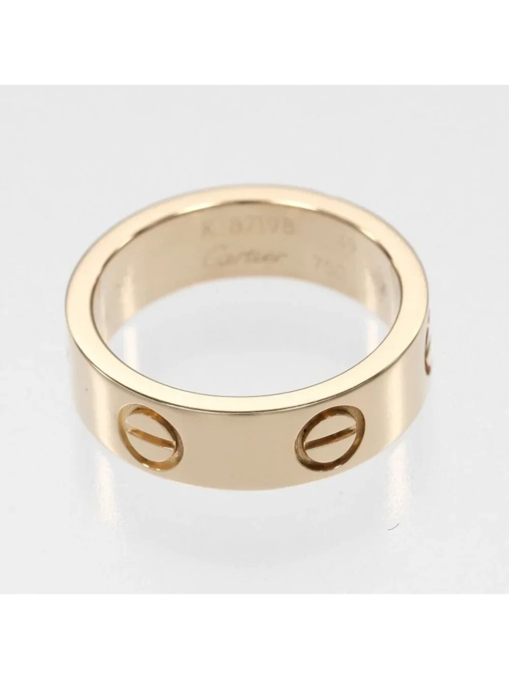 Cartier Love Classic Model 18k Yellow Gold Ring